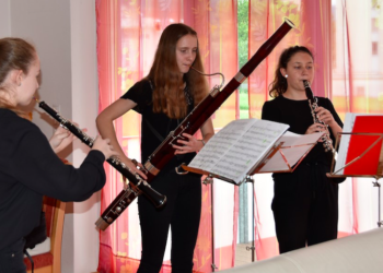 Das „Arundo Donax Trio“ bei einem Wohnzimmerkonzert in Rankweil © Marktgemeinde Rankweil