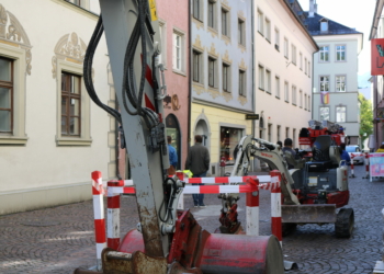 Kanalisierungsarbeiten Schlossergasse © Stadt Feldkirch