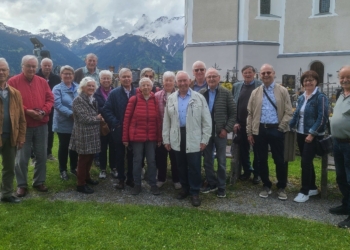 Gruppenbild mit Teilnehmern der Landpartie vom 17. Mail 2024. Fotos: Rainer Heinzle