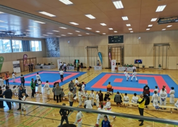 Die Karate Landesmeisterschaft in der Oberau-Halle. Fotos: Bandi Koeck