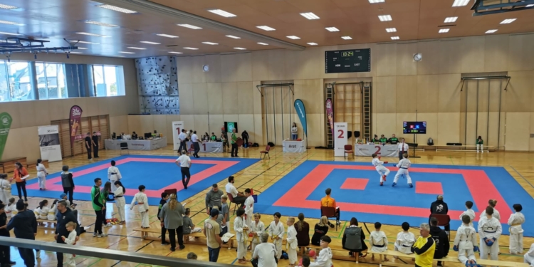 Die Karate Landesmeisterschaft in der Oberau-Halle. Fotos: Bandi Koeck