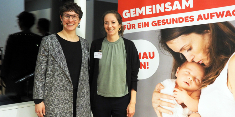 Dr. Fabienne Forster und Netzwerk-Familie-Leiterin Marie Schübl vom Vorarlberger Kinderdorf. Fotos: Kinderdorf