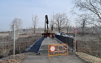 Die Brücke Spiersbach wird erneuert. © Stadt Feldkirch